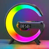 Wireless Charger Station Multifunction RGB Desk Lamp Alarm Clock Speaker For iPhone Samsung Huawei Fast Charging Stand Pad